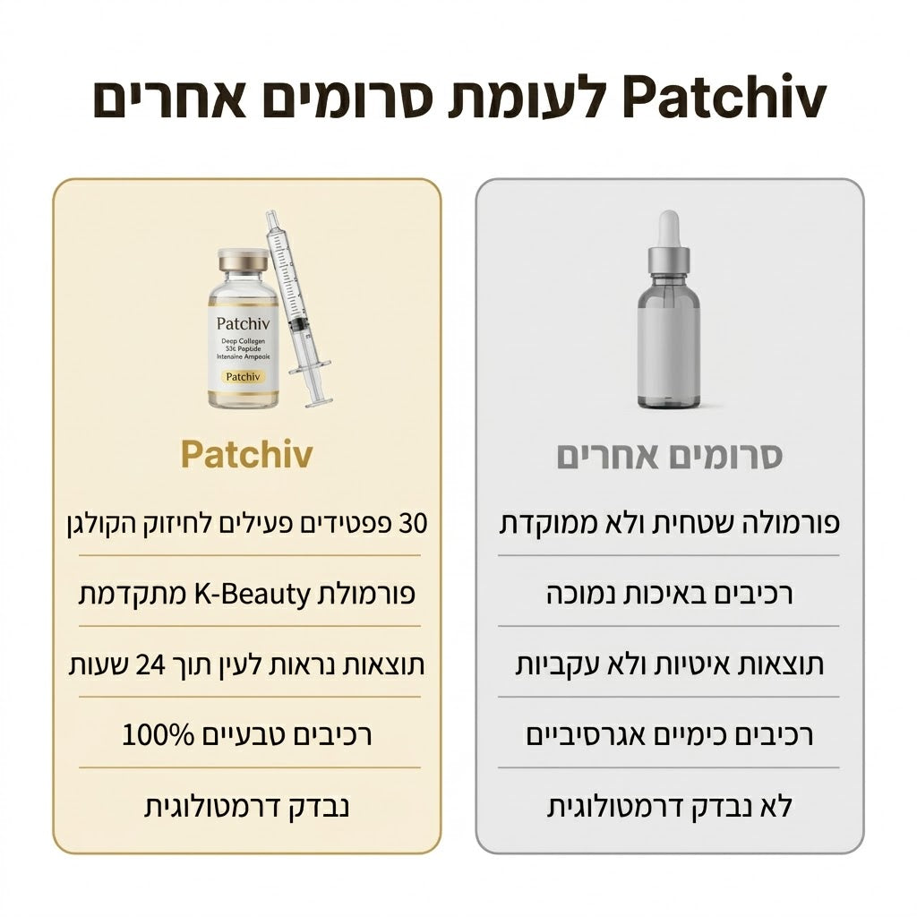 Patchiv™ אמפולת קולגן משי קוריאני